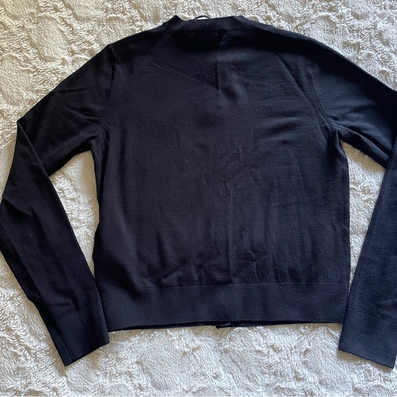 Coach Bandana Crewneck 100% Wool Cardigan, Size XS. Retail $459. NWT! - Picture 4 of 7